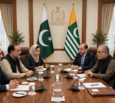 ajk leaders meet president — آزاد کشمیر کے رہنماؤں کی اسلام آباد میں صدر سے ملاقات