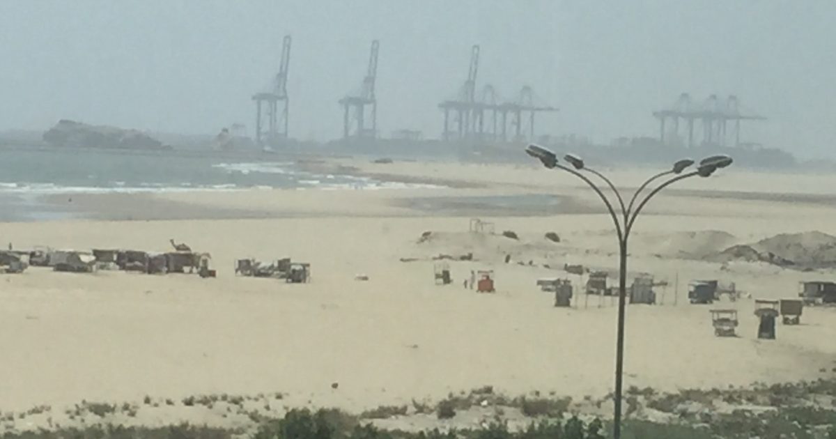 گوادر بندرگاہ کا منظر — kalat gwadar operation میں میجر وجاہت وحید کی شہادت