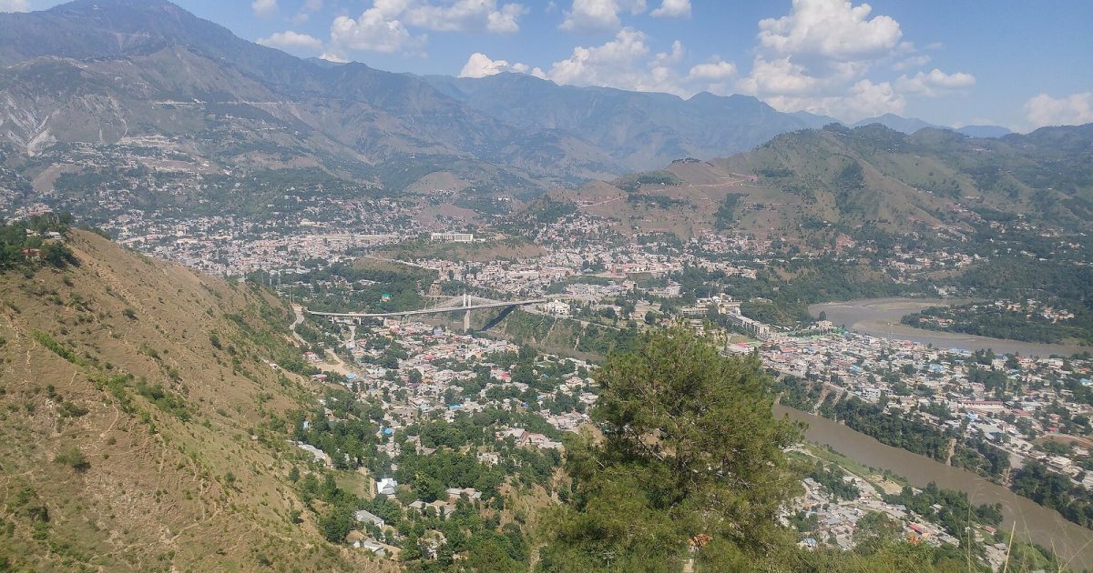 مظفرآباد کا منظر — ajk foundation day کے موقع پر آزاد کشمیر کا 79واں یوم تاسیس منایا جا رہا ہے