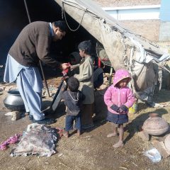 پاکستان میں بچوں کو پولیو کے قطرے پلاتے کارکن — polio campaign کے دوران فرنٹ لائن ورکرز کی محنت
