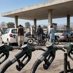 پٹرول پمپ پر گاڑی میں ایندھن بھرا جا رہا ہے — petrol price pakistan 17 october 2026 کی نمایاں تصویر